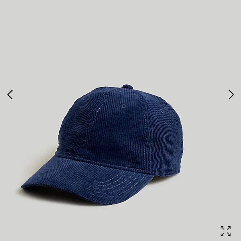 Madewell - Blue Corduroy Baseball Hat NWOT